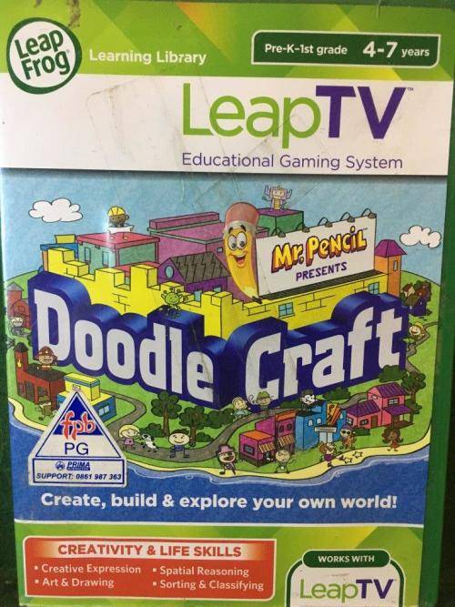 Leap TV Leapfrog Console Gaming Bundle c/w 7 games + additional controller