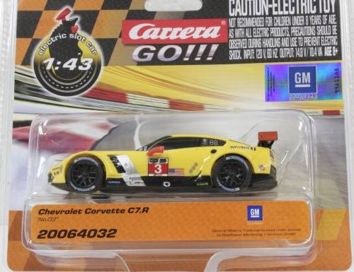 Carrera Go - Chevrolet Corvette C7.R- 1:43 Scale (New)