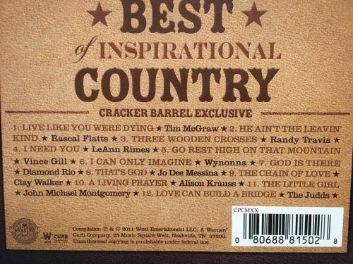 CD - Best Inspirational Country