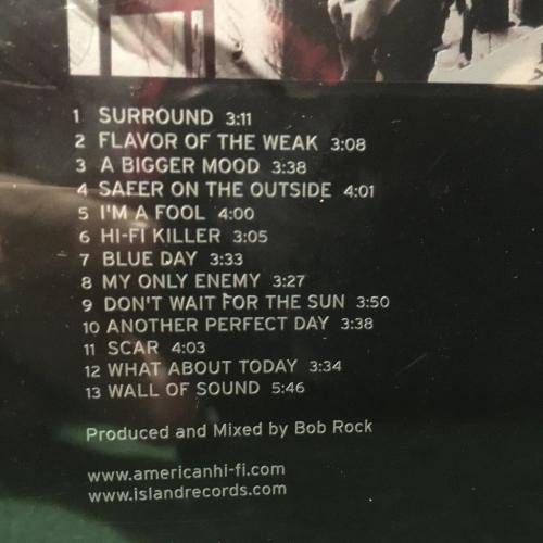 CD - American Hi-Fi - American Hi-Fi (New Sealed)