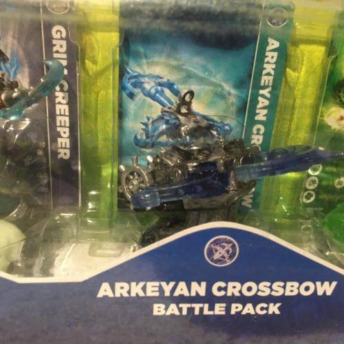 SKYLANDERS - Swap Force - Battle Pack - Grim Creeper Arkeyan Crossbow Thron Horn