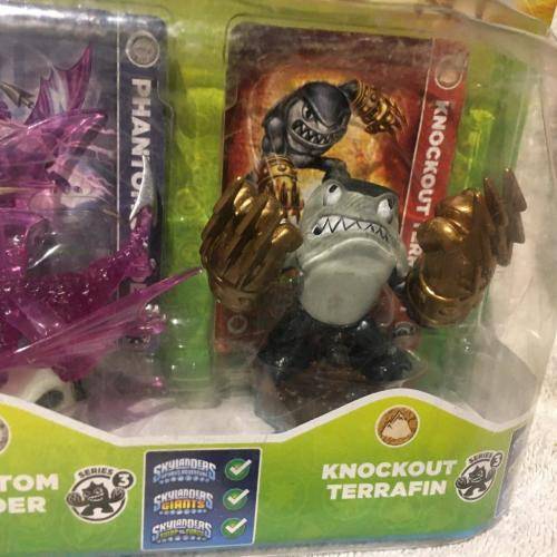 SKYLANDERS - Swap Force - Dune Bug Phantom Cynder Knockout Terrafin