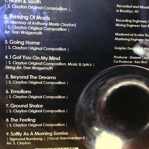 CD - Shareef Clayton - North & South (Digipak New Sealed)
