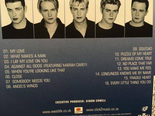 CD - Westlife - Coast to Coast