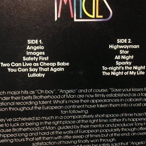 LP - Brotherhood of Man - Images