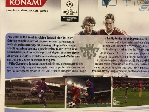 Wii - Pes 2010 Pro Evolution Soccer