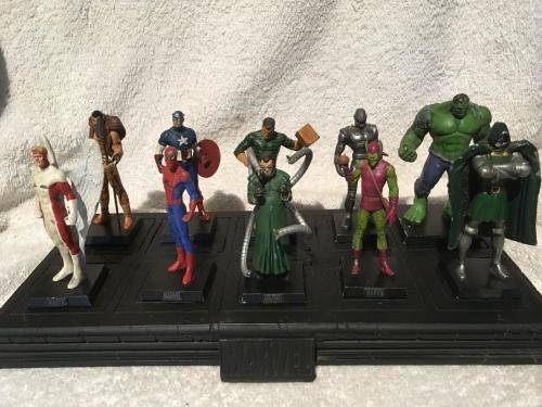 Marvel Led Figurines Job Lot of 10 with Stand Set 2 - Please see pictures and description