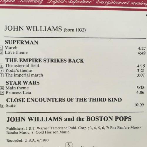 CD - Boston Pops - Pops In Space - John Williams