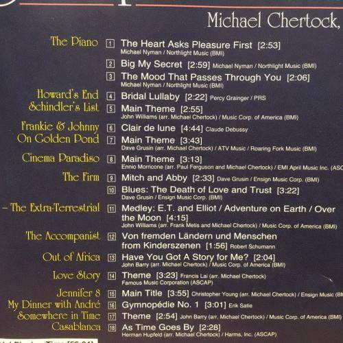 CD - Michael Chertock - Cinematic Piano