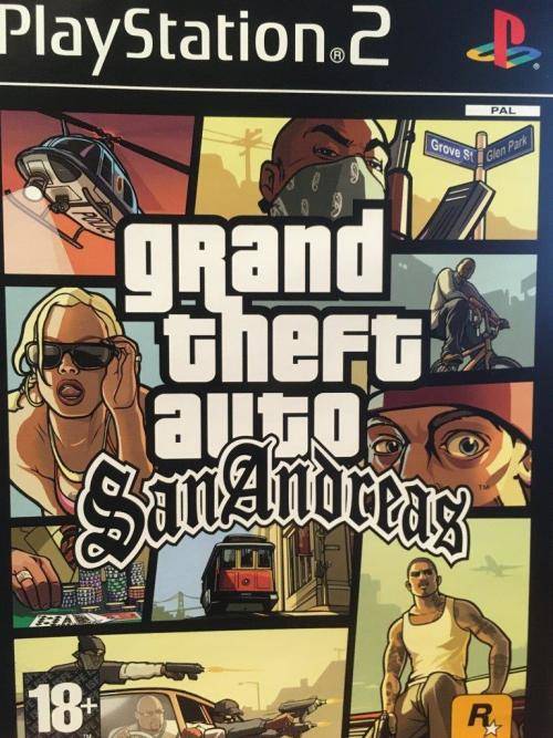 PS2 - Grand Theft Auto San Andreas