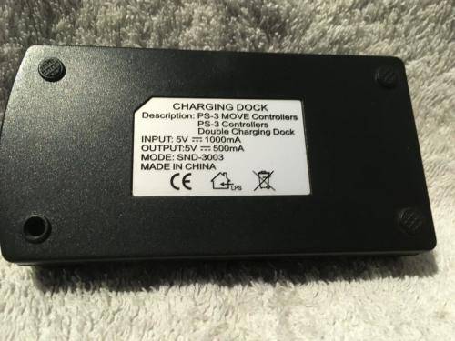 2 Way Playstation Move Charging Station - USB powered