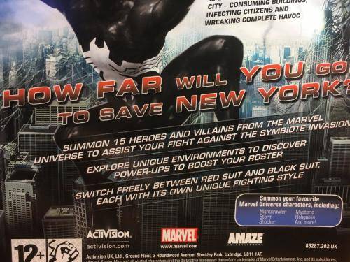 PS2 - Spider-Man Web of Shadows Amazing Allies Edition