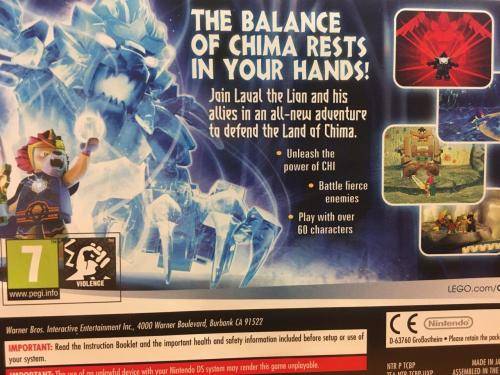 Nintendo DS - Lego Legend of Chima Laval`s Journery
