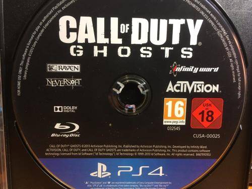 PS4 - Call of Duty Ghosts (Disc only)