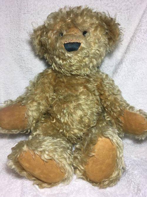 Vintage Mohair Jointed Teddy Circa 1960's / 70's +-55cm