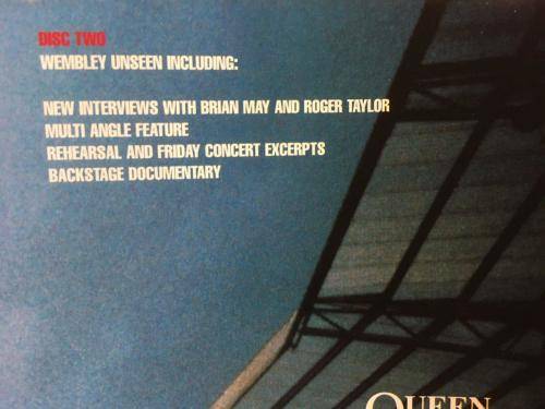 DVD - Queen Live At Wembley Stadium - 2DVD Set Complete Concert + Bonus Footage