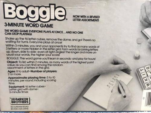 Vintage Boggle - Made in West Germany - Parker Brothers