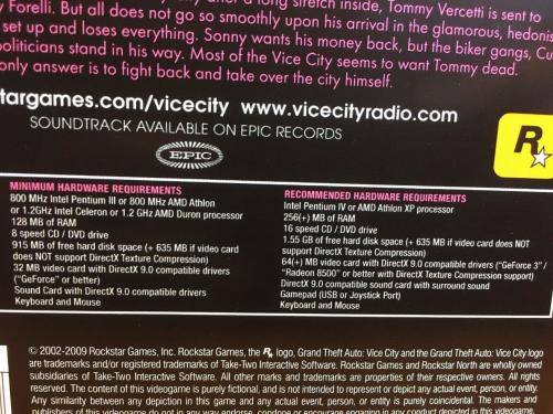 PC - Grand Theft Auto Vice City