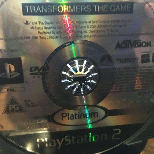 PS2 - Transformers The Game Platinum (Disc Only)