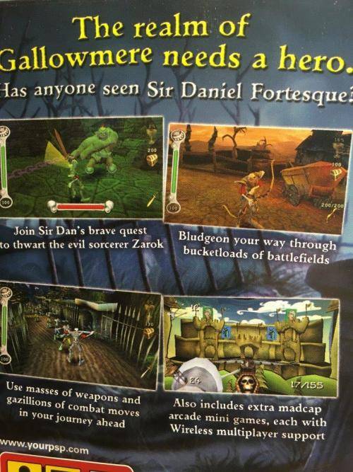 PSP - Medievil Resurrection