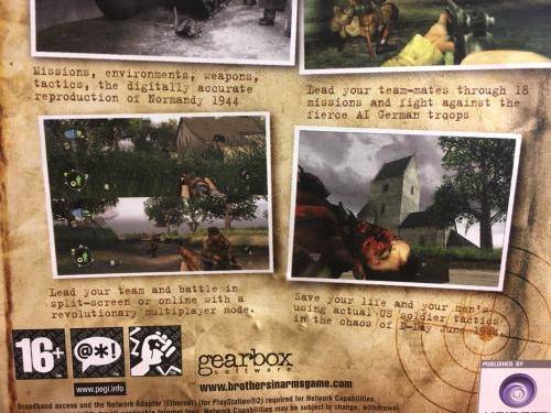 PS2 - Brothers In Arms Road To Hill 30