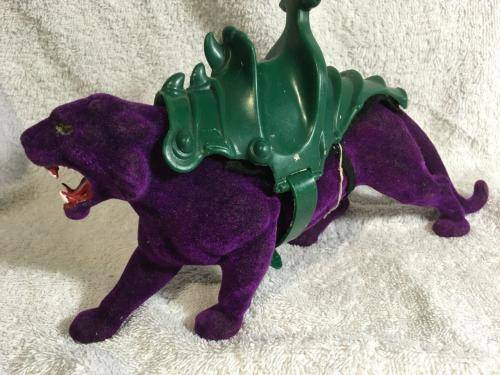 Panthor Flocked Battle Cat Masters Of The Universe +-27cm Long