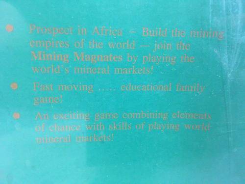 Vintage Mining Magnates Circa 1980's South Africa (still sealed NOS)