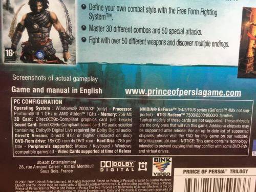 PC - Prince of Persia - Trilogy