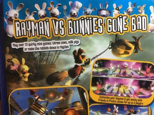PS2 - Rayman Raving Rabbids - (Ex Late Night Video)