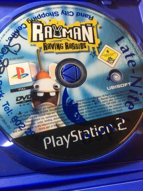 PS2 - Rayman Raving Rabbids - (Ex Late Night Video)