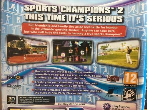 PS3 - Sports Champions 2 (Playstation Move Required)