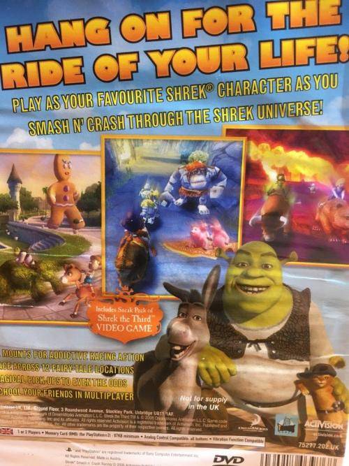 PS2 - Shrek Smash n` Crash Racing