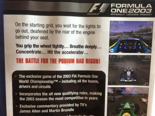PS2 - Formula One 2003