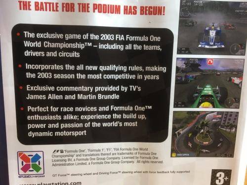 PS2 - Formula One 2003