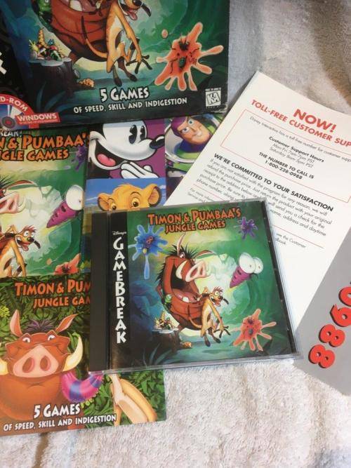 PC - Timon & Pumbaa`s Jungle Games (Big Box Game) (Retro)