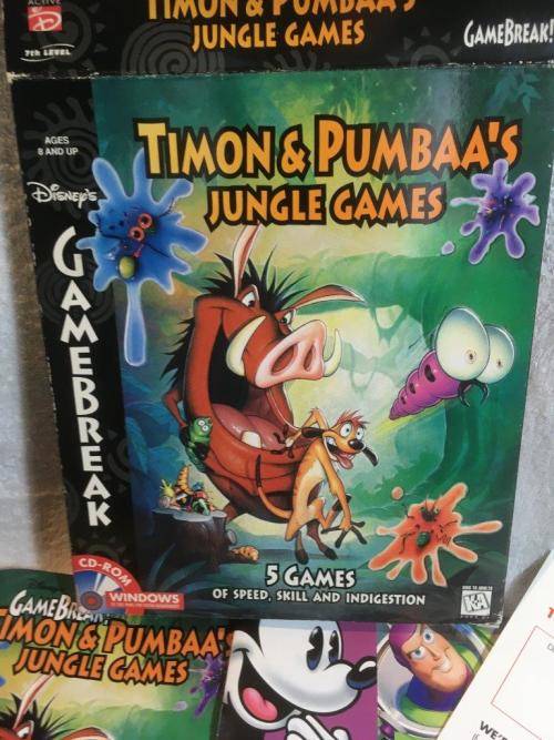 PC - Timon & Pumbaa`s Jungle Games (Big Box Game) (Retro)