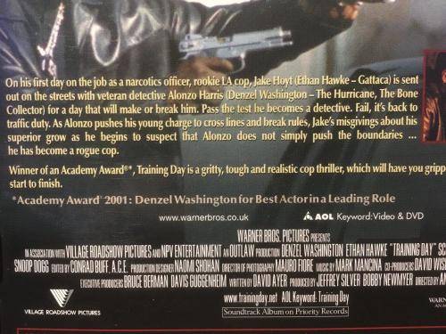 DVD - Training Day - Denzel Washington Ethan Hawke