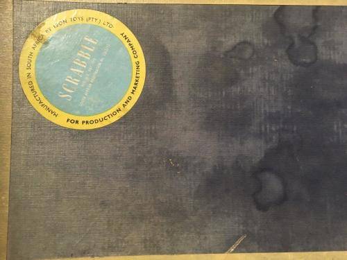 Vintage Scrabble  - Made in RSA - Leon Toys (PTY) LTD Wooden Tiles and holders