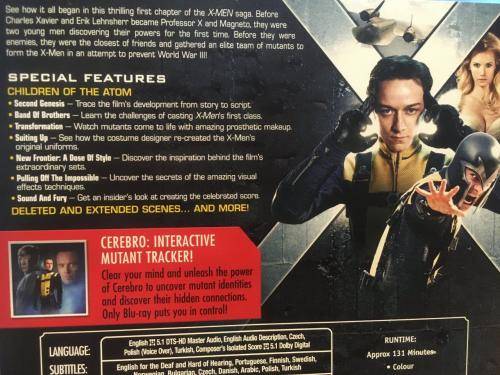 Blu-ray - X-Men First Class