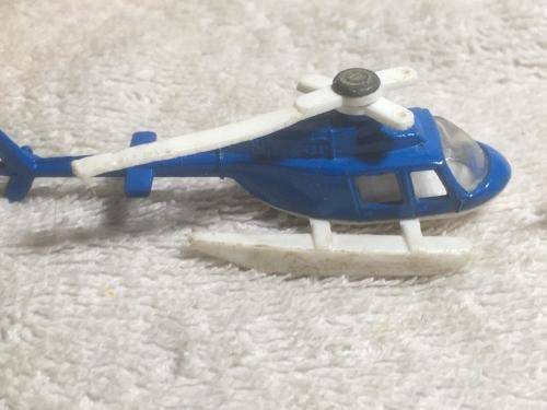 Vintage Corgi Juniors Pair of Helicopters made in GT Britain +-7.5cm long