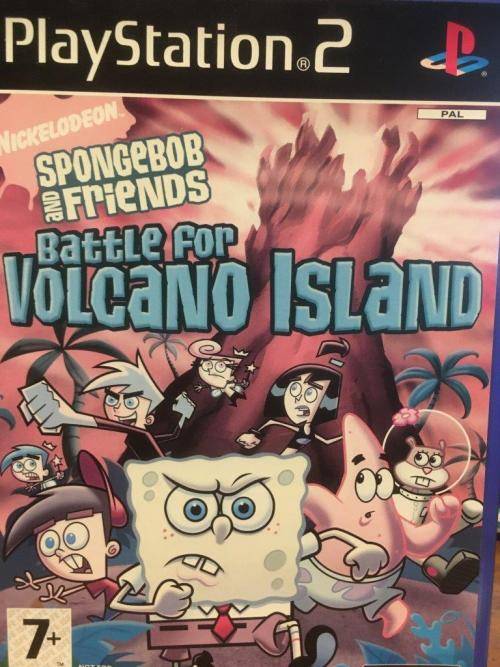 PS2 - Spongebob Square Pants Battle for Volcano Island
