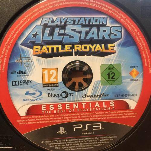 PS3 - Playstation All-Stars Battle Royale (Disc Only)