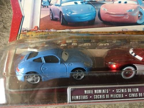 Cars - The World of Cars - Movie Moments Sally &  McQueen - Disney Pixar (Die Cast) Mattel