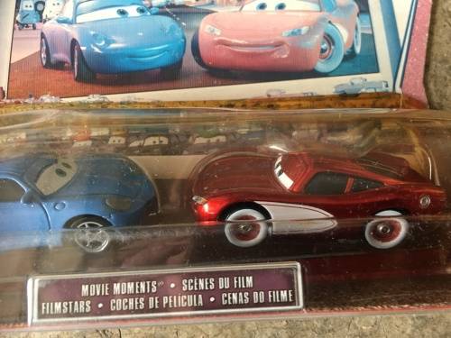 Cars - The World of Cars - Movie Moments Sally &  McQueen - Disney Pixar (Die Cast) Mattel