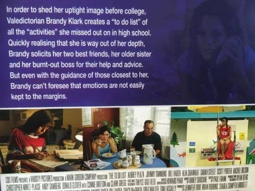 Blu-ray - The To Do List