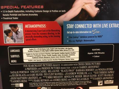 Blu-ray - Black Swan