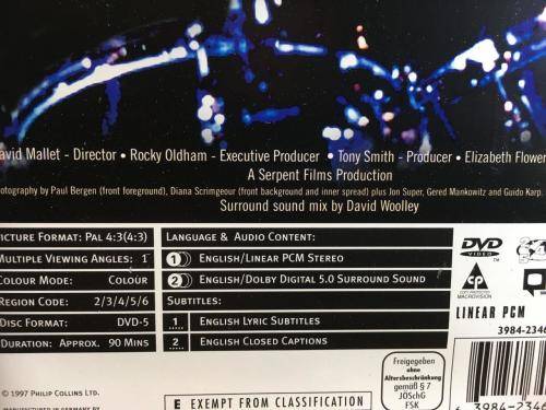 DVD - Phil Collins Live and Loose In Paris