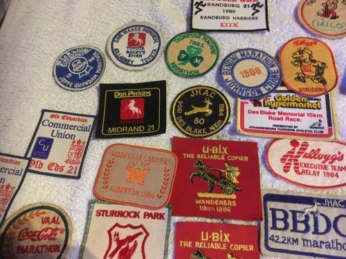 Job Lot of 84 Vintage Running Patches from the 1980's
