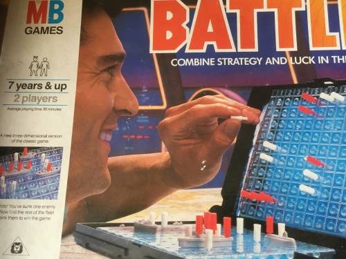 Vintage Battleship Milton Bradley - Made in Republic of Ireland