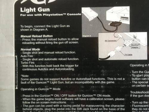 Playstation I and II WWE Light Gun  Light Gun (Boxed)